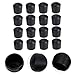 KOMBIUDA Foosball Pole Caps 16mm Diameter 5/8 inch End Covers Football Table Parts