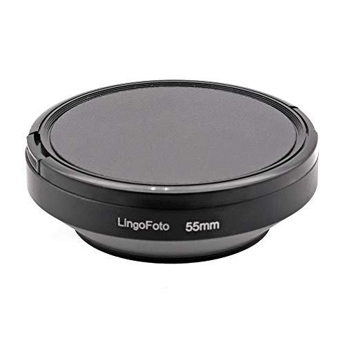 Paraluce grandangolare in metallo da 55 mm per