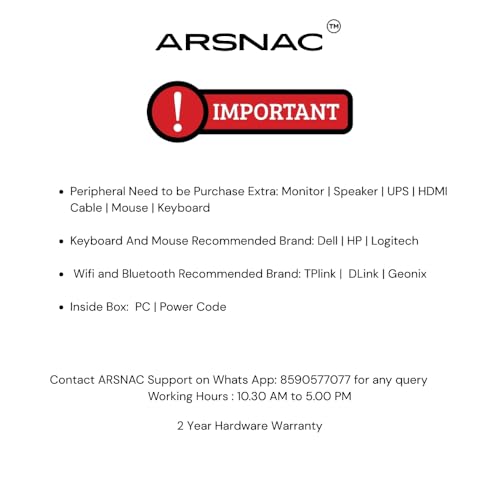 Image of Desktop PC CPU | i3 8th Gen | 8GB DDR4 RAM | 256GB SSD + 500GB HDD | Windows 11 | MS Office | HDMI VGA | USB 3.0 | LAN | Home Office Compute | Free USB WiFi Adapter