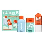 Bubble Skincare New Faces Gift Set - Skincare Set Includes Exfoliating Gel Cleanser, Balancing Facial Toner Mist + Hydrating Face Cream for Dry Skin - Skincare for Teens + Adults (3 Count)