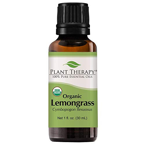 Plant Therapy Lemongrass Organic Essential Oil 100% Pure, USDA Certified Organic, Undiluted, Natural