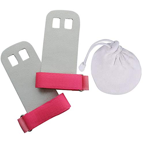 gymmatsdirect Gymnastics Hand Grips and Chalk Ball for Gymnastics Bar for Beginner Youth