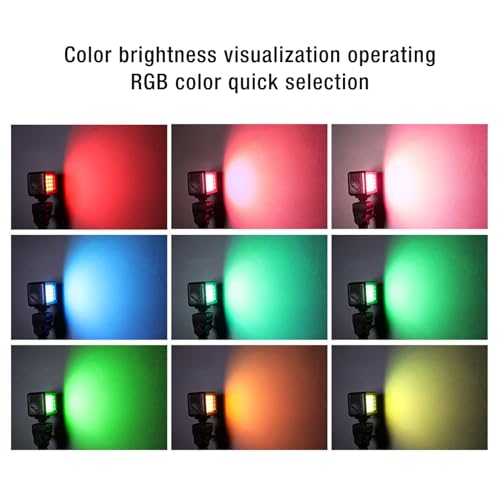 Lampe vidéo RVB étanche 40m éclairage caméra plongée portable - 3