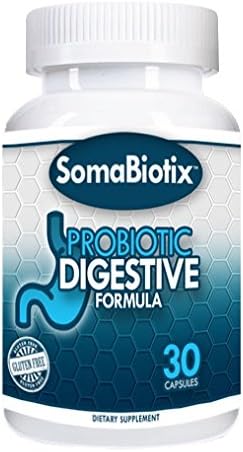 SomaBiotix - Probiotic Digestive Dietary Supplement for Men & Women - 30 Capsules