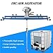 Power Mixer Pneumatic Agitator Clamp-On Drum Agitator Industrial-Grade Pneumatic Shaker Paint Stirring Tool，Pneumatic Mixer,Barrel Drum Mixer, 265 Gallon Pneumatic Agitator Clamp Mount Tank,