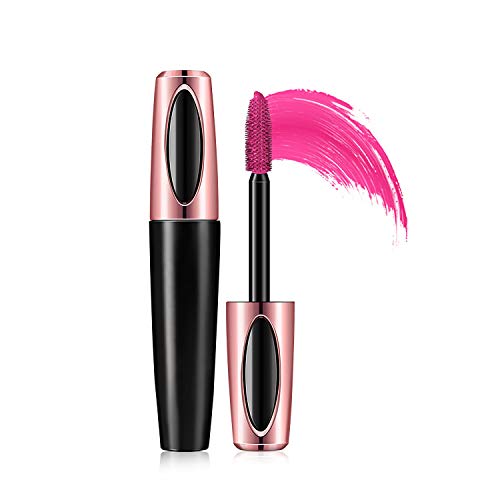 Color Mascara for Eyelashes ,Colorful Mascara Set,Long Lasting, Denseness Makes the Eyes More Charming,Mascara Set for Eye Makeup(Pink)