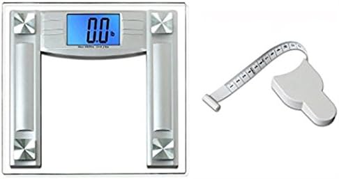 Mosiso Digital Bathroom Scale with Smart Step-On Technology, Glass White