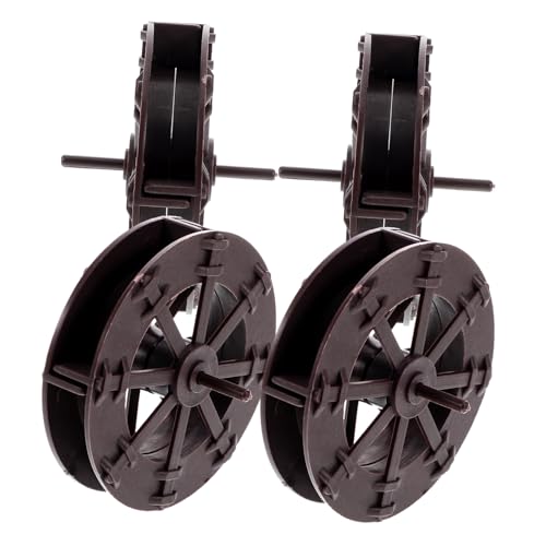Garneck 4 Stück Teiliges Wasserrad für Garten Dekoration DIY Wasserlauf Modell Drehbares Wasserrad für Montessori Lernaktivitäten und