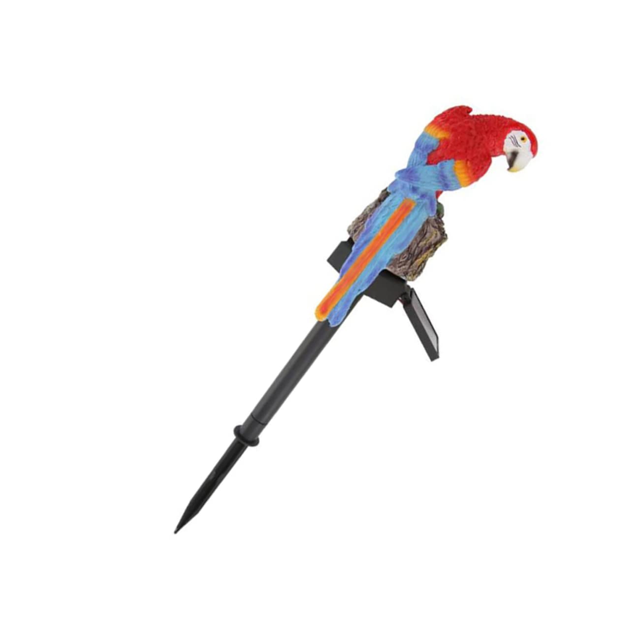HANABASS Solar Ground Plug Light Parrot Design Lamp for Outdoor Use Solar Lamp for Gardens Yards Pathways Landscapes Red Warm Light