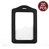 Funktional und praktisch: PU-Leder Ausweishalter mit 2-seitigem, transparentem Ausweisfenster, für 3–4 Standard-Karten.