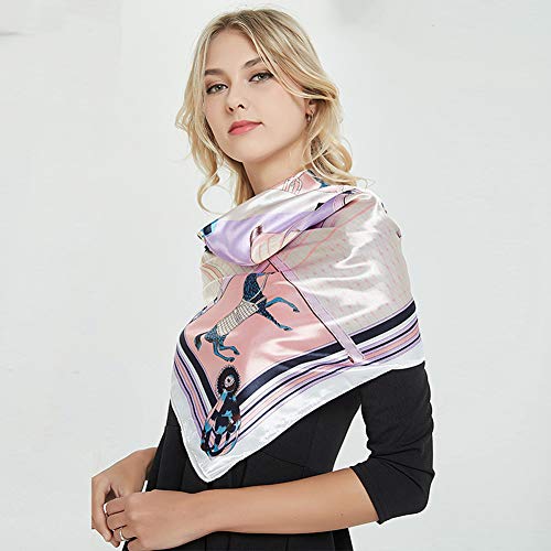 Satin Silk Fashion Scarves for Women Summer Bach Scarves Neck Shawl Wraps2