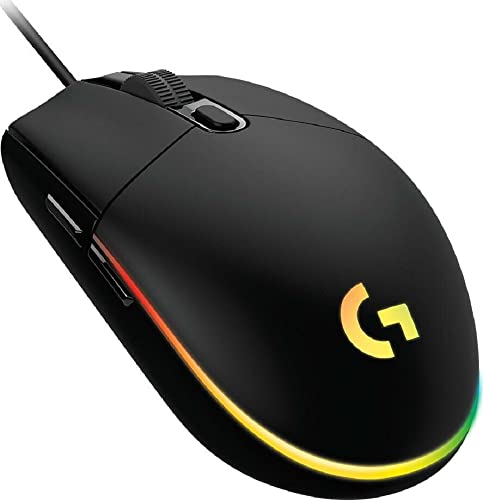 aming Mouse G102 LIGHTSYNC Mouse per destrimani ottico 6 pulsanti cablato USB nero - Mouse gaming - Immagine 1