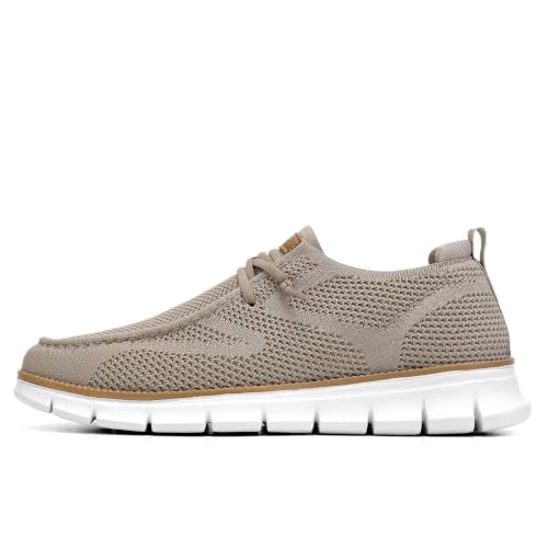 Image of Socviis Mens Slip-on Loafers Comfortable Boat Beach Shoes Mesh Casual Walking Sneakers