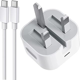 USB C charger and plug for ipad Pro, 20W Wall Fast Charger with USB C to USB C Fast Charging Cable Compatible for iPad Pro 12.9 5/4/3 Gen,iPad Pro 11 3/2/1 Gen,iPad Air 4,Samsung Galaxy S20/Note21 etc