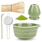5 Pièces Matcha Kit, Ensemble à Matcha, Kit à Matcha, Avec Cuillere Matcha, Bol Matcha ...