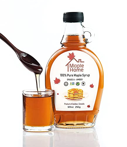 Image of Maple Home 100% Pure Maple Syrup Grade A | Vegan | Light and Delicate | No Additives, No Added Colours (1.25kg)