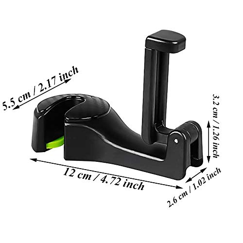 2 Pezzi Ganci per Poggiatesta Auto, Gancio