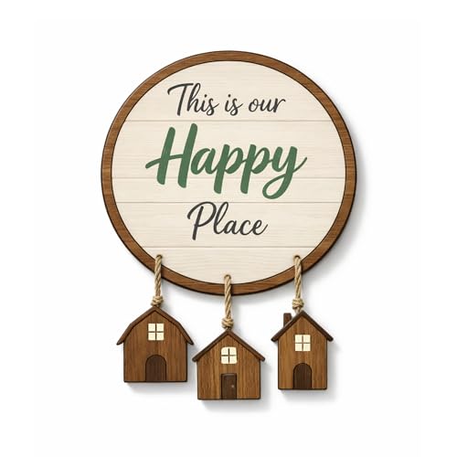 Image of GiftOday Wooden Wall Hanging for Home & Kitchen Decor | Inspirational & Decorative Wall Art for Living Room, Bedroom, Kitchen & Office | Modern Rustic MDF Wall Hanging Ornament