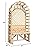 SamsGazebos English Cottage Garden Arbor with Bench and Trellis Backdrop, 42"W x 80"H x 22"L, Natural