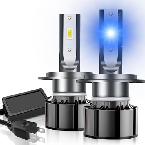 Ckeibt H7 Headlight Bulb，8000K Blue Light 35w 10000LM for LED H7 Headlight Bulb, Halogen Replacement Easy Installation, Pack of 2 (Blue Light)