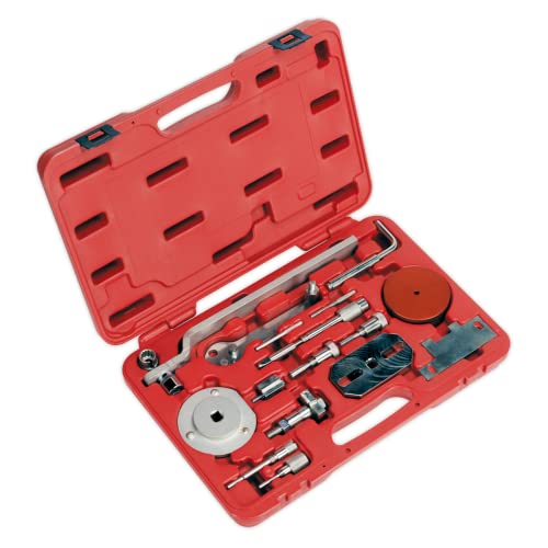 Image of Sealey Timing Tool Kit for Fiat, Ford, Iveco, PSA - 2.2D, 2.3D, 3.0D - Belt/Chain Drive - VSE5036