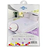 Abstract Waterproof Mattress Cover – 39 x 75 x 10” for Twin Sized and Bunk Beds – Heavy Duty Vinyl Plastic Bed Protective Zippered Sheet, 100 GSM PVC – Long Lasting Quality, Comfortable – by Abstract