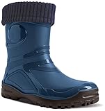  demar. Gummistiefel mit Wolle gefüttert Young FUR-2 (39, dunkelblau)