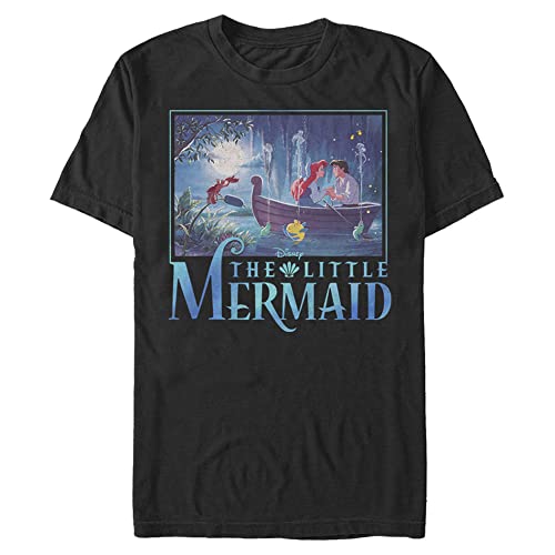 T-shirt Disney La Petite Sirène pour revivre la magie en noir 3XL