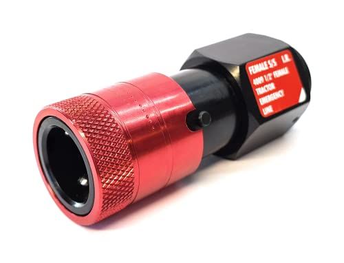 Air Brake Coupling Female Red Emergency Line 1/2" BSP to BS AU 138b:2000