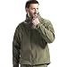 FREE SOLDIER Men’s Tactical Jacket Waterproof Army Military Hooded Jacket Softshell Autumn Winter Jacket (Army green XXL)