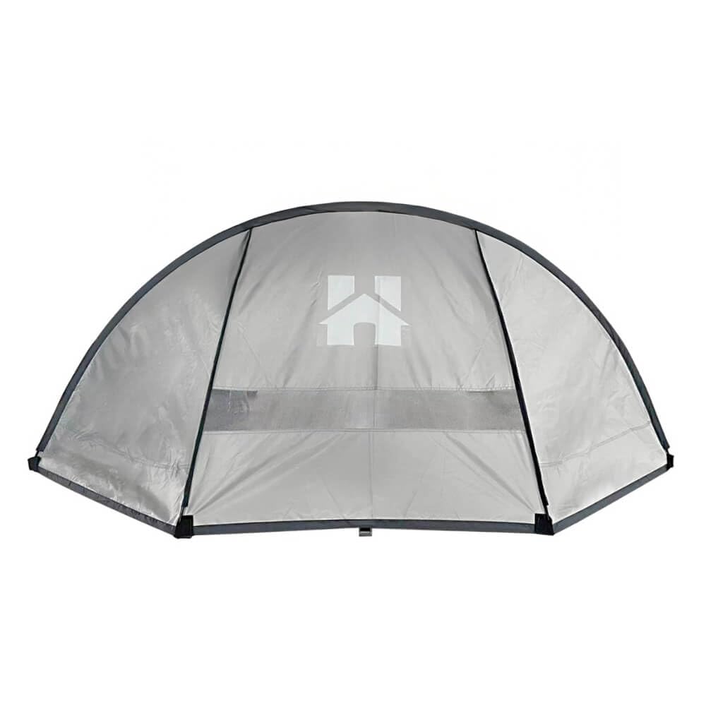 Home Deluxe - Outdoor Whirlpool Sonnendach AQUASUN - für Splash und Drop -125 x 185 x 140 cm, Farbe: Grau