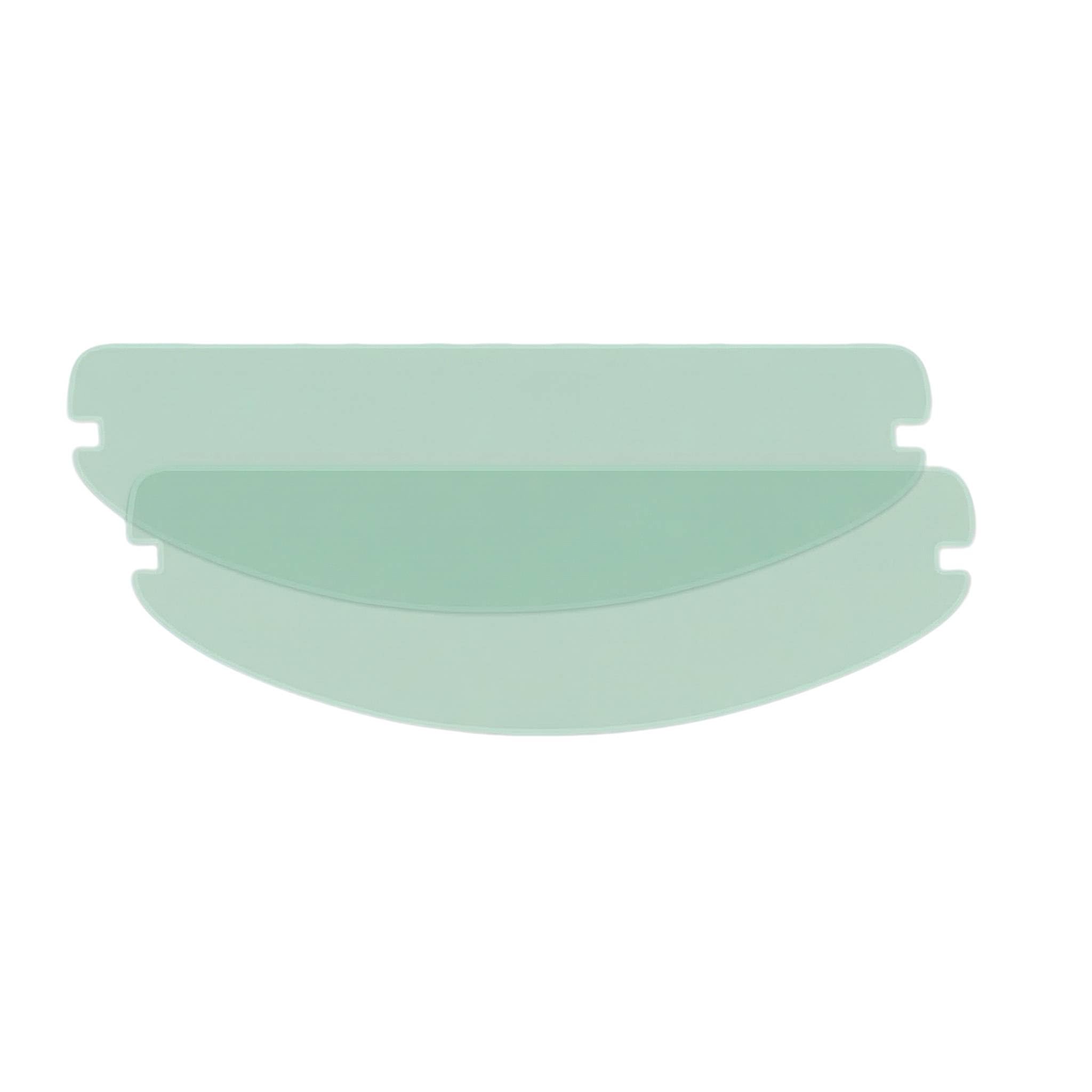 Motorbike And Motorcycle Helmet Anti Fog Visor Insert With Easy Installation, Universal Fit, Anti Fog For Helmet Visor, HD Vision, Waterproof Sunshade, PET Material, 27.2cm x 8.8cm, 2pcs