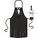 Produktbild Koch Smoking - nützliches Geschenke Set für Männer - Kochschürze mit Mini Shirt It´s Grill Time - BBQ Küchen Accessoires
