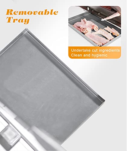 Aocay Allesschneider Manuell Knochensäge Fleischsäge Metzger Edelstahl Fleischschneider für Schneiden Gefrorenes Fleisch… – Bild 8