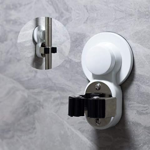 Organizador de escoba con ventosa y soporte para escoba Cover