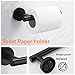 Nolimas 3-Pieces Set Matte Black Bathroom Hardware Set SUS304 Stainless Steel Round Wall Mounted - Includes 12