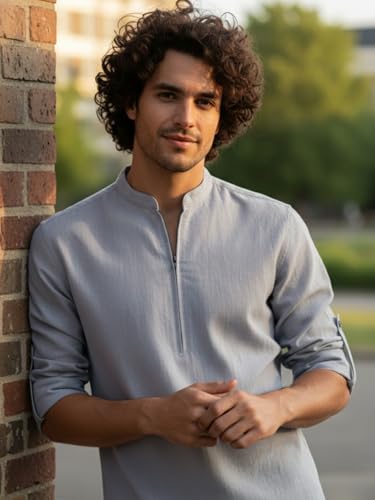 Image of Vida Loca Short Kurta for Men and Boys. (VFLX100)