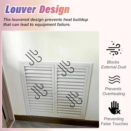 Panneau d'accès ventilé pour porte double anti-UV contre l'humidité