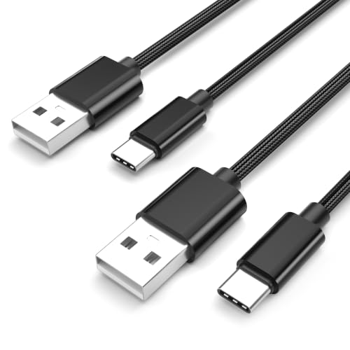Image of Superer 2 Pack 5 ft USB C Charging Cable Fit for PS5 Controller, PlayStation 5 DualSense, Xbox Series X /S Controllers, Xbox Elite Series 2(Model 1914 1797), Fast Charger & Data Sync Nylon Braided Cord