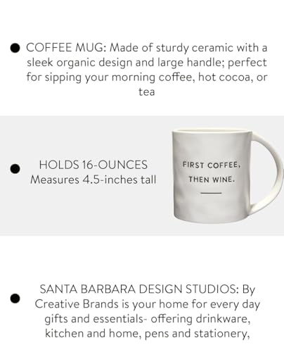 Taza de cerámica artesanal con asa ancha 16 oz miniatura 3