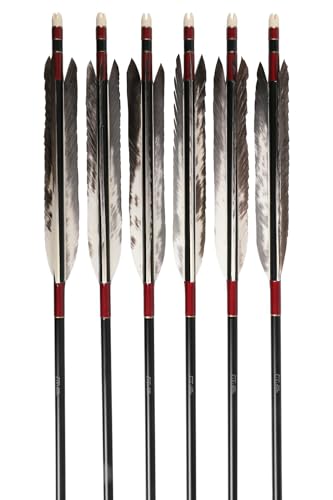 山武弓具店 花白鳥 1913シャフト 矢 D-1797