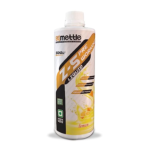 Image of swasthum Mettle Liquid Z5 Preworkout | Lemon, 500ml