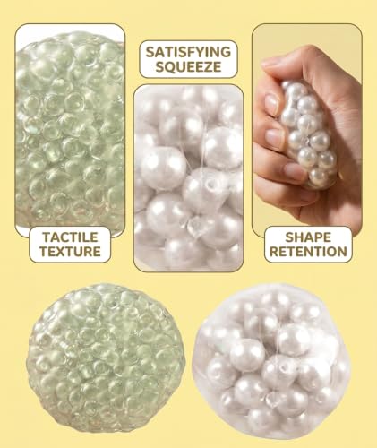 Image of 2Pcs Cheese Squishy, Taba Squishy, Dumpling Squishy-Stretchy Food-Shaped Sensory (White and Green)