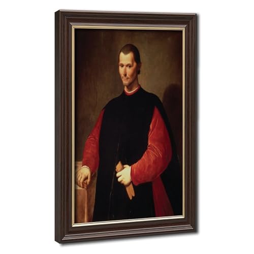 Impression sur toile Niccolo Machiavel pour sublimer votre bibliothèque ou espace cabinet