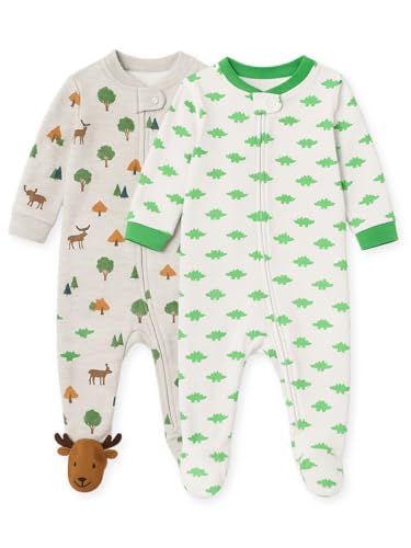 Image of TuddyBuddy 100% Cotton Multi Color Zipper Romper Sleepsuit /Romper /Jumpsuit for Baby Boy & Baby Girl