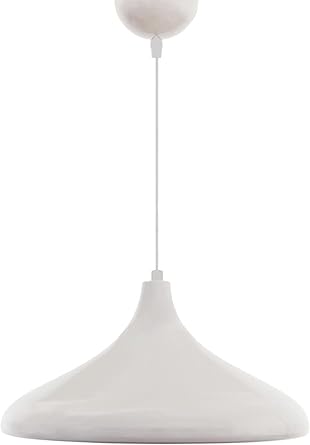 Lambadar Retro Rustic Model Modern Metal Single White Pendant Chandelier Cafe White Single Size 35 X 74 3506-Svm101W