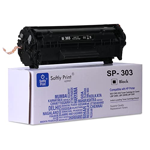 Image of 303 for Canon 303 / 703 / 103 CRG 303 Toner Cartridge Compatible with Canon LBP2900, LBP2900B, 3000, L120, L140,L160 - Pack of 10