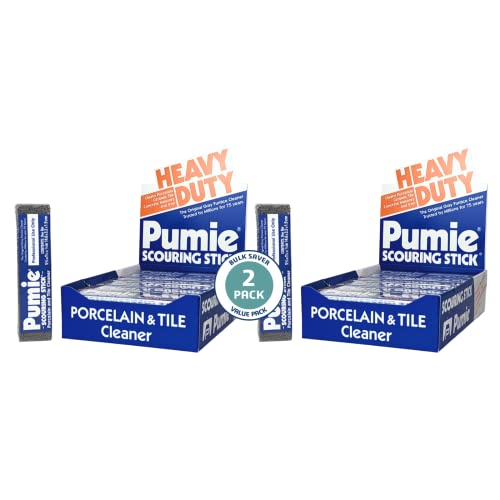 PUMIE Heavy Duty Scouring Sticks, by United States Pumice Co, Cleans Porcelain, Ceramic Tile,...