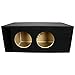 LAB SlapBox Ported/Vented MDF Sub Woofer Enclosure Box for Sundown Audio SA-Series Car Subwoofer(s) | ¾ Premium MDF Construction | Made in U.S.A. (Dual 8