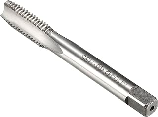 CoCud Thread Milling Taps, Metric M10 x 1.5 Thread H2, High Speed Steel Machine 3 Straight Flutes Screw Threading Tool - (Applications: for Tapping Drilling Machine), 1-Piece